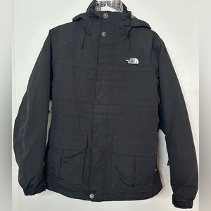 The North Face Women’s Black 2-in-1 Jacket – Size M | Detachable Hood